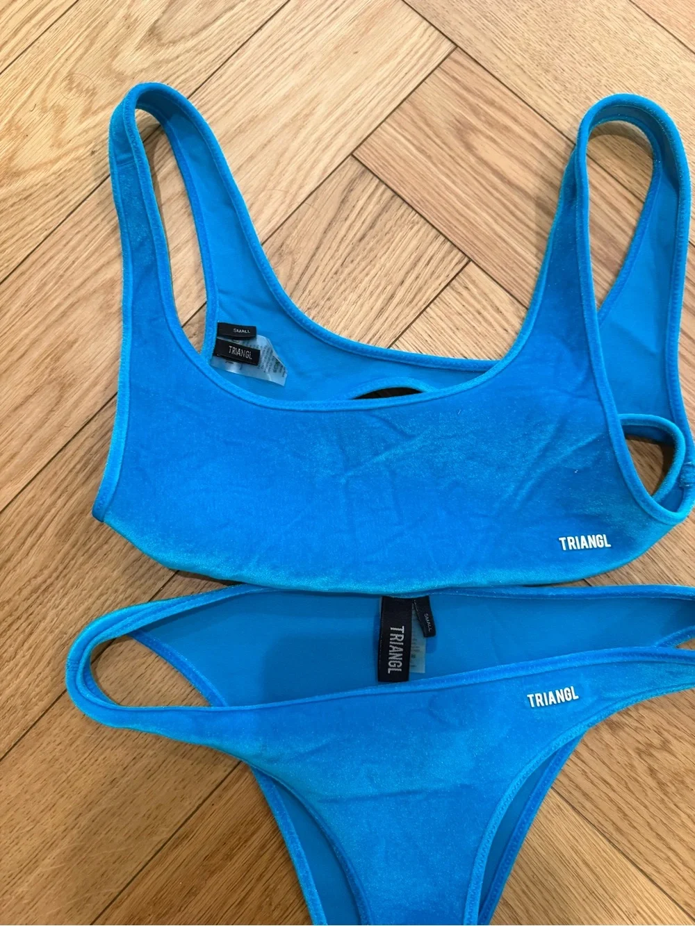 triangl swimwear Bright Blue Sport Bikini Set